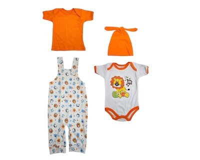 Foto 1 | Foto 1 | Conjunto Para Niño Colate Selva Naranja Con Overol