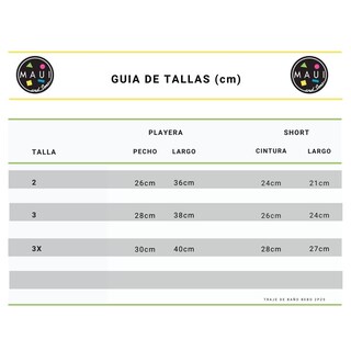 Foto 8 | Foto 8 | Conjunto 3 PZAS para Bebo Maui and Sons 134859 Traje de Baño Playera y Sombrero Reversible