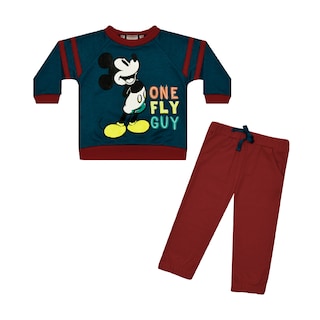 Foto 1 | Foto 1 | Conjunto Bebe Niño Azul Y Rojo Mickey Mouse Disney Only Fly Guy