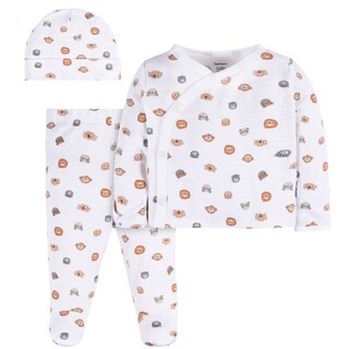 Foto 1 | Foto 1 | Conjunto Gerber Essentials Bebé Blanco 3 Piezas Algodón Bebe