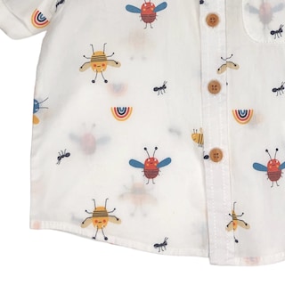 Foto 4 | Foto 4 | Camisa Bichos Losan 217-3000AL color Blanco para Bebé Niño