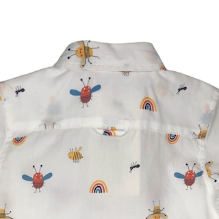 Foto 5 | Foto 5 | Camisa Bichos Losan 217-3000AL color Blanco para Bebé Niño