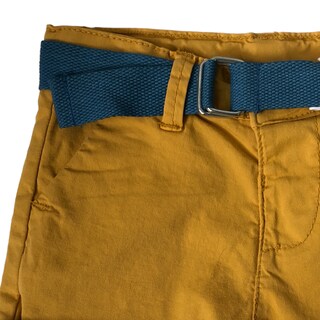 Foto 3 | Foto 3 | Short con Cinturón Losan 217-9001AL color Amarillo Free Life para Bebé Niño