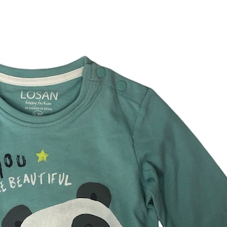 Foto 2 | Foto 2 | Playera Panda You Losan 027-1203ALAQUA color Aqua Are Beautiful Bebé Niño