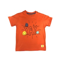 Playera Charms 3D Losan 217-1024AL color Naranja para Bebé
