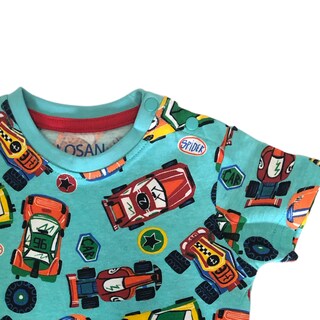 Foto 2 | Foto 2 | Playera Estampado Carritos Losan para Bebé Niño