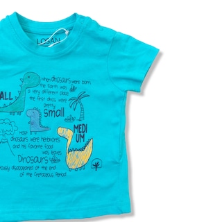 Foto 2 | Foto 2 | Playera Dinosaurio Losan 217-1201ALAZU color Azul para Bebé Niño