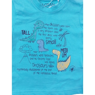 Foto 3 | Foto 3 | Playera Dinosaurio Losan 217-1201ALAZU color Azul para Bebé Niño