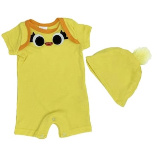 Foto 1 | Foto 1 | Pañalero Disney Ducky Amarillo con Gorro Bordado para Bebé