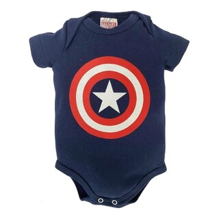 Foto 1 | Foto 1 | Pañalero Algodón Estampado Marvel Capitán América color Azul