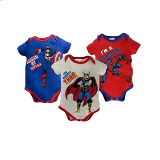 Foto 1 | Foto 1 | Kit 3 Pañaleros Marvel Capitan America, Thor, Spiderman 3 Piezas