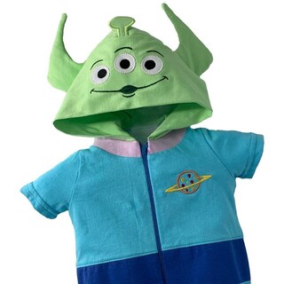 Foto 2 | Foto 2 | Pañalero para Bebé Disney  de Algodon Alien Azul