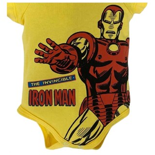 Foto 3 | Foto 3 | Pañalero para Bebé Marvel Iron Man Amarillo