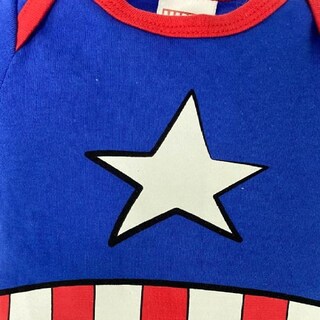 Foto 3 | Foto 3 | Pañalero Algodón Con Gorro Marvel Capitán América Azul