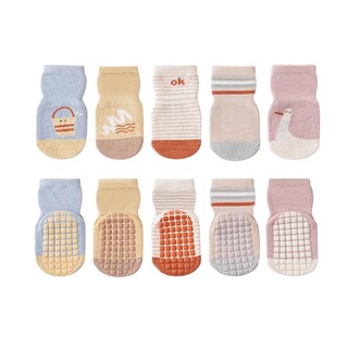 Foto 1 | Foto 1 | Calcetines Para Bebé Antideslizantes de Algodón 5 Pares