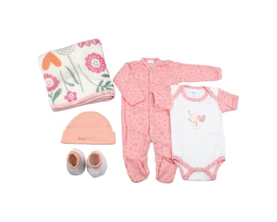 Foto 1 | Foto 1 | Conjunto Baby Mink BM26M color Rosa 6 Piezas
