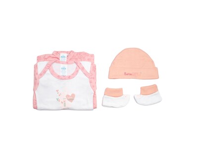 Foto 8 | Foto 8 | Conjunto Baby Mink BM26M color Rosa 6 Piezas