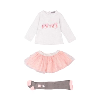 Foto 1 | Foto 1 | Conjunto con Falda Losan 3 Piezas para Bebé Niña