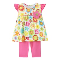 Conjunto Para Niña Chicos Olé 3651 Rosa Cómodo 2 Piezas