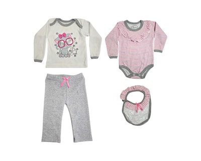 Foto 1 | Foto 1 | Conjunto para Bebé Colate Baby 4 Piezas