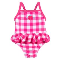 Traje De Baño Gerber 1 Pieza Rosa Fresa Upf 50+ Niña