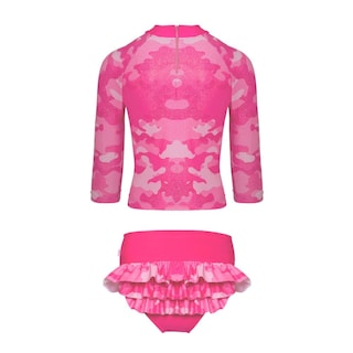 Foto 2 | Foto 2 | Traje De Baño Para Bebe Niña Wetsuit Pink Camouflage
