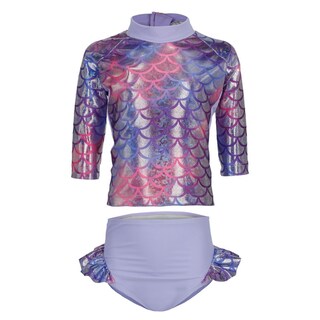 Foto 1 | Foto 1 | Traje De Baño Para Bebe Niña Wetsuit Purple Scale