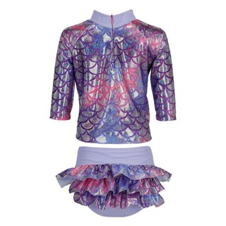 Foto 2 | Foto 2 | Traje De Baño Para Bebe Niña Wetsuit Purple Scale