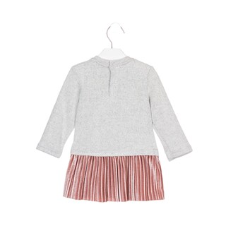 Foto 3 | Foto 3 | Vestido Combinado Con Falda Plisada Bebé Niña Losan