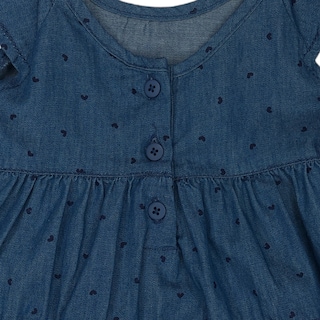 Foto 6 | Foto 6 | Vestido Denim y Braguita Losan 218-7026AL color Azul para Bebé Niña