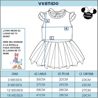 Foto 4 | Foto 4 | Vestidos Estampados Disney Minie Mouse 2 Piezas