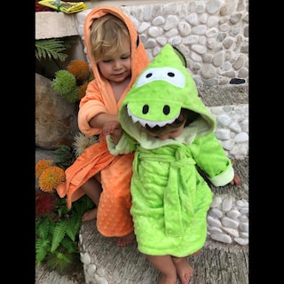 Foto 3 | Foto 3 | Bata De Baño Con Forma De Cocodrilo Para Bebé Verde