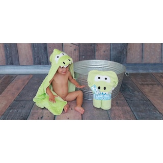 Foto 4 | Foto 4 | Bata De Baño Con Forma De Cocodrilo Para Bebé Verde
