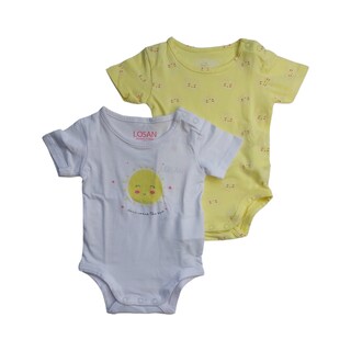 Foto 1 | Foto 1 | Mamelucos Here Comes The Sun Losan color Amarillo y Blanco para Bebé Niña