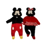 Kit 2 Mamelucos Disney Minnie Mouse & Mickey Mouse Rojo
