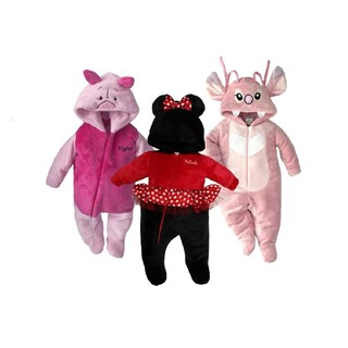 Foto 1 | Foto 1 | Mamelucos Disney Minnie, Angel y Piglet para Bebé 3 Piezas