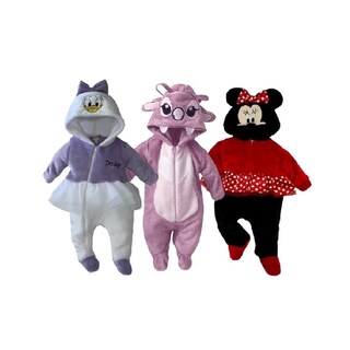 Foto 1 | Foto 1 | Kit Mamelucos Disney B414-18 Multicolor 3 Piezas Daisy/Ángel/Minnie