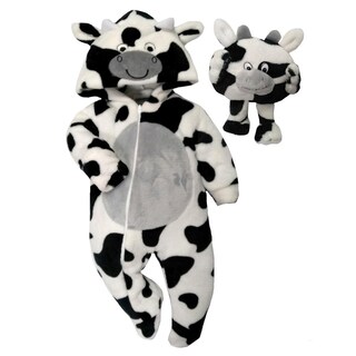 Foto 1 | Foto 1 | Mameluco con Gorro Bordado Diseño de Vaca color Blanco