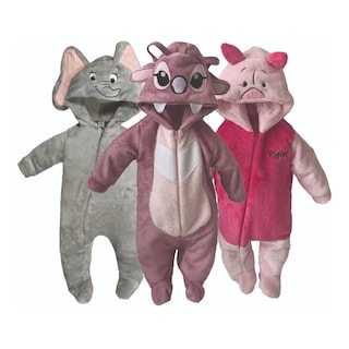 Foto 1 | Foto 1 | Kit 3 Mamelucos Disney Dumbo/Angel/Piglet color Gris
