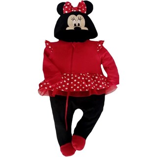 Foto 1 | Foto 1 | Mameluco Algodón Disney Diseño de Minnie con Gorro Bordado color Rojo