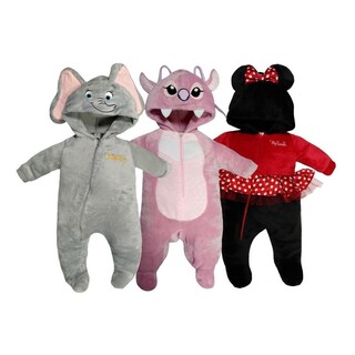 Foto 1 | Foto 1 | Mamelucos Disney Dumbo, Angel y Minnie para Bebé 3 Piezas