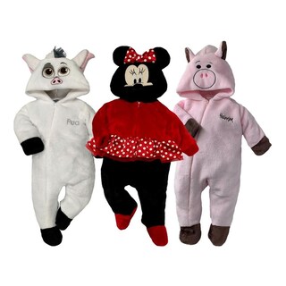 Foto 1 | Foto 1 | Mamelucos 3 Piezas Disney Pua/Minnie/Hamm para Bebé