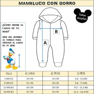 Foto 4 | Foto 4 | Mamelucos Disney con Gorro 2 Piezas para Bebé Niña