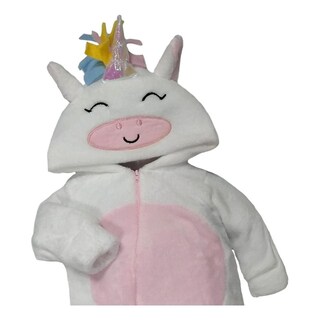 Foto 2 | Foto 2 | Mameluco Baby Kisses Unicornio Blanco con Gorro Bordado