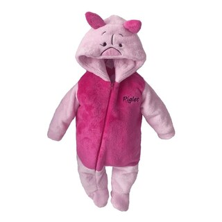 Foto 1 | Foto 1 | Mameluco con Gorro Bordado Disney Rosa para Bebé