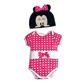 Foto 3 | Foto 3 | Kit 3 Piezas Minnie Mameluco Pañalero y Vestido Multicolor