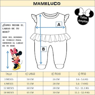 Foto 6 | Foto 6 | Kit 3 Mamelucos Disney Minnie Multicolor