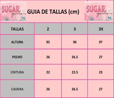 Foto 6 | Foto 6 | Conjunto Sugar Girls 2 Piezas color Rojo para Niña