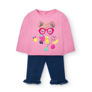 Foto 1 | Foto 1 | Conjunto Boboli Rosa para Bebé Niña