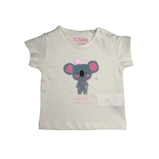 Foto 1 | Foto 1 | Playera Losan Koala Little Princess color Blanco para Bebé Niña